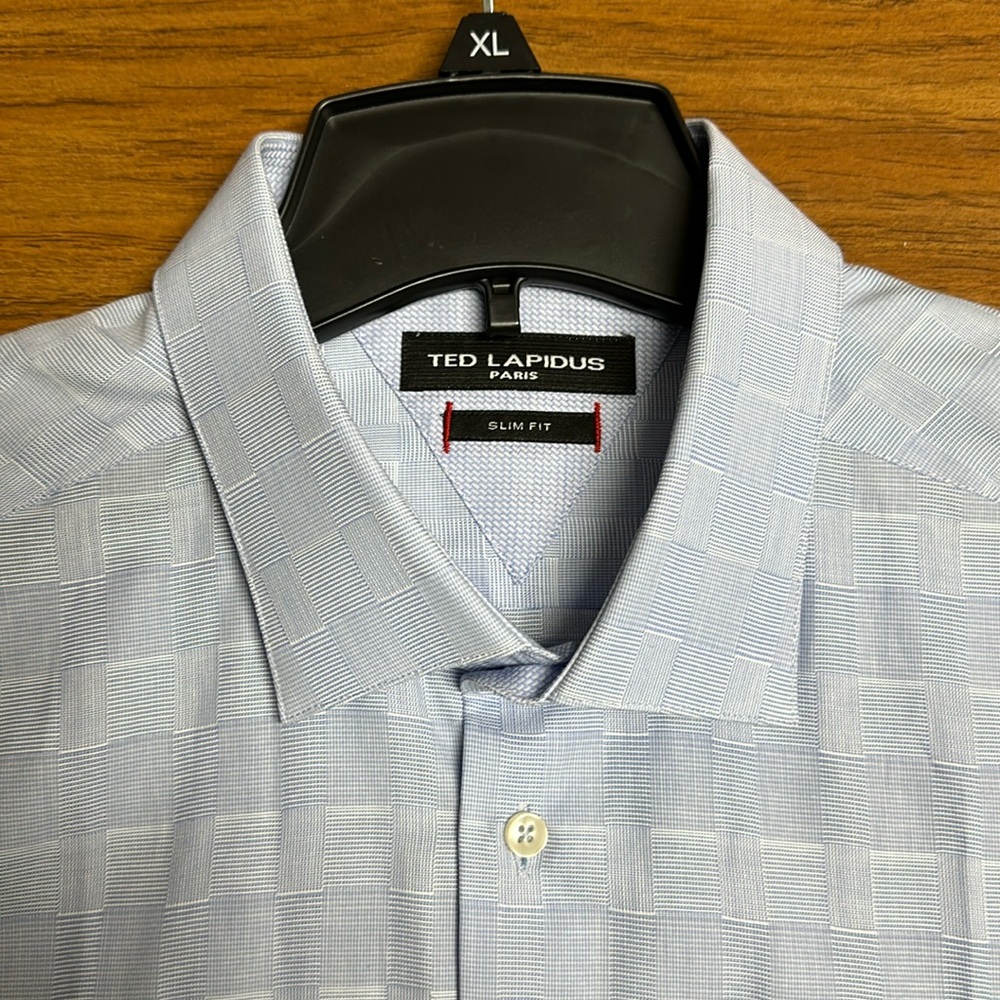 Ted Lapidus,dress shirt for men , XL slim